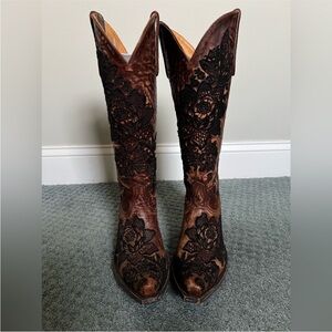 Old Gringo 9 B Nicolette Brass L2310-2 Western Cowboy Cowgirl Boots LIKE NEW!!
